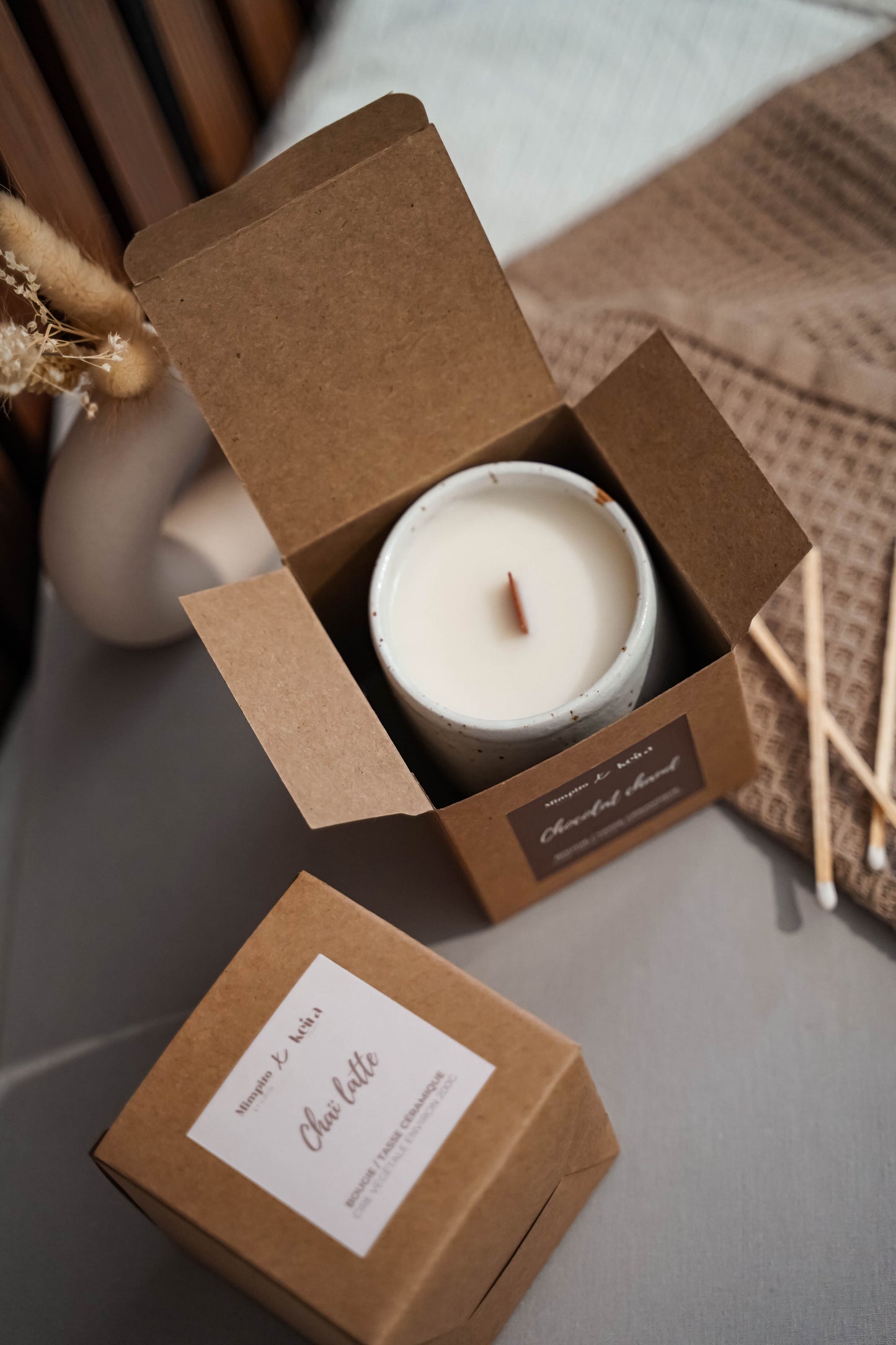 Pack 2 bougies/tasses