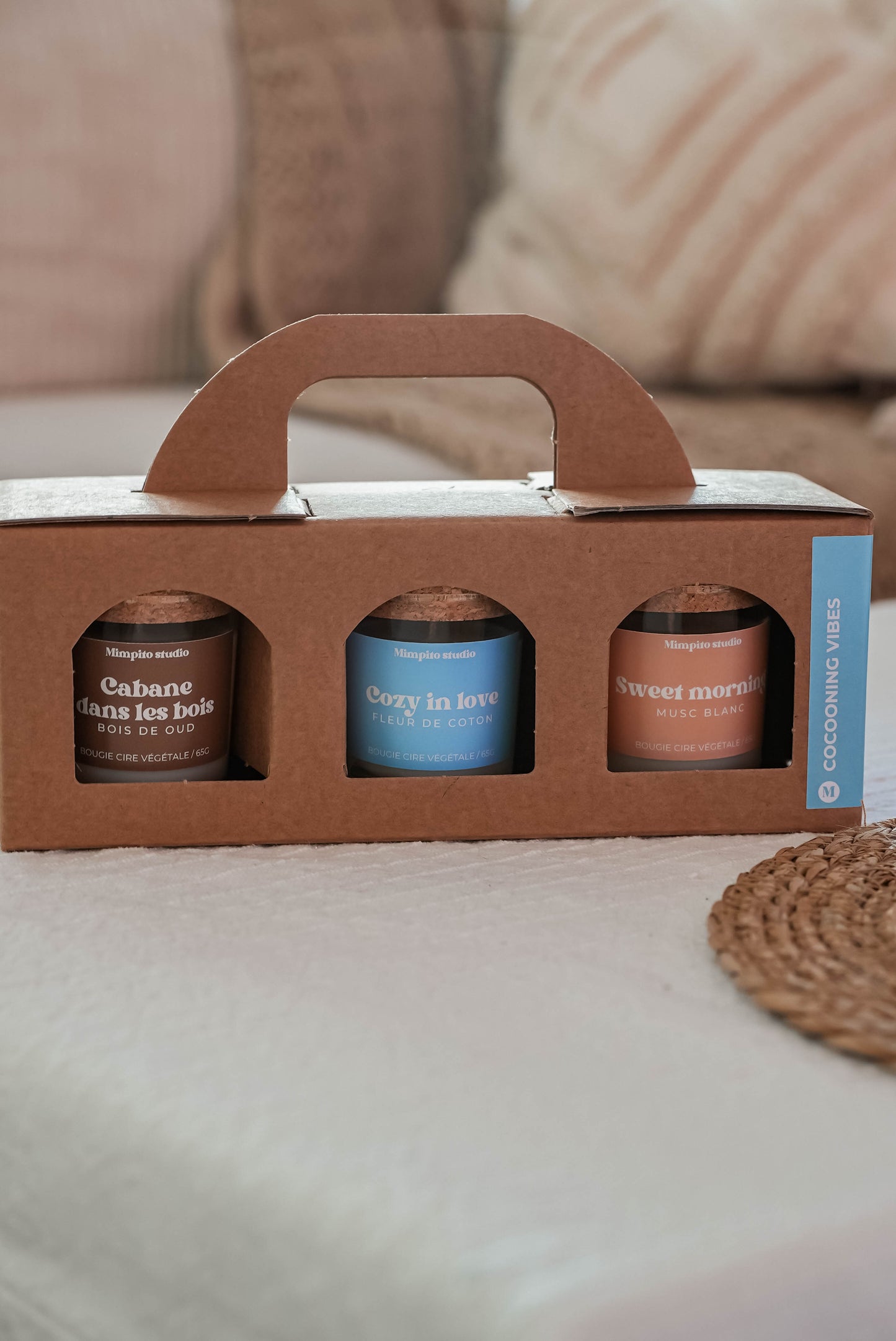 Coffret Bougies Cocooning vibes