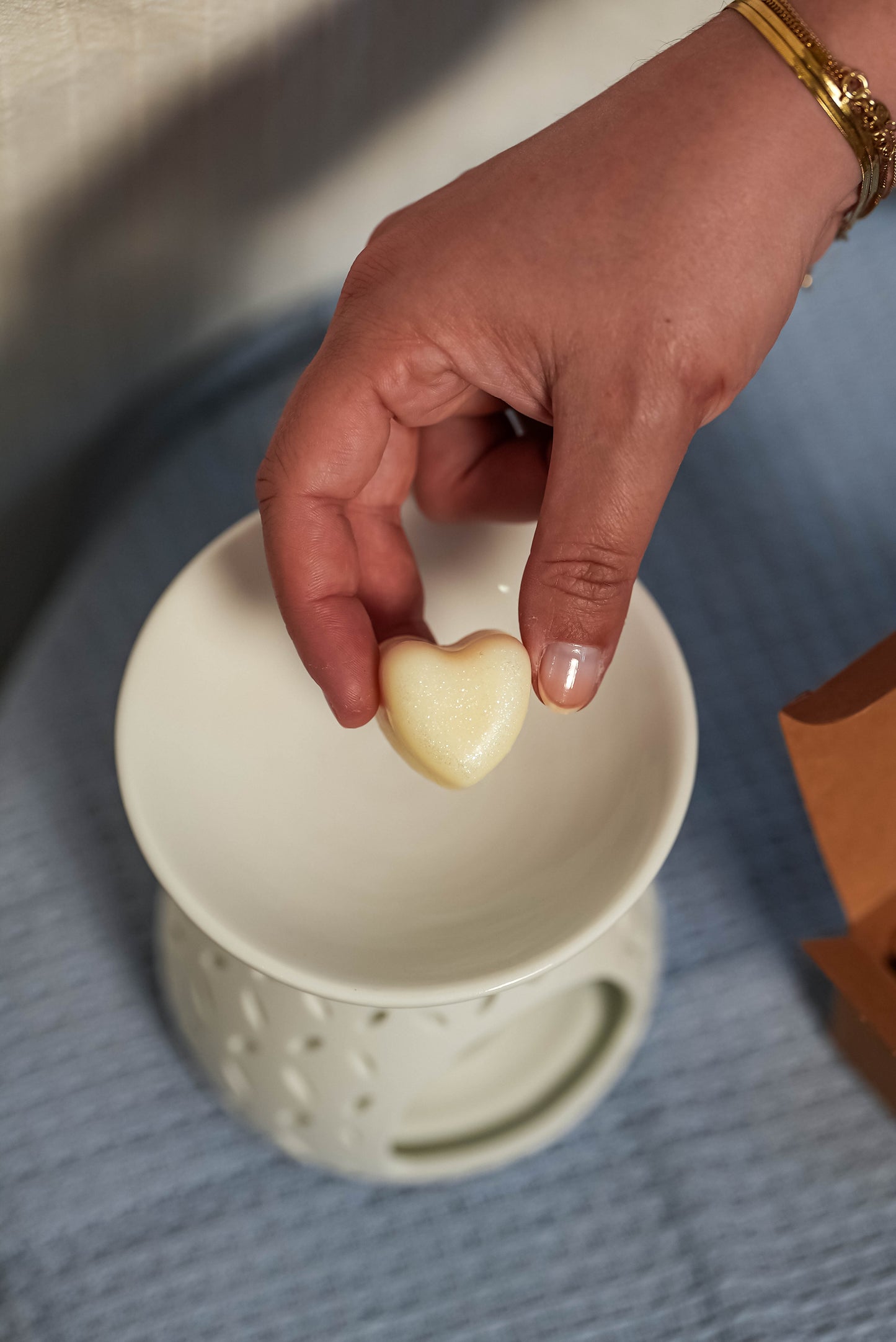 Box coeurs fondants pailletés