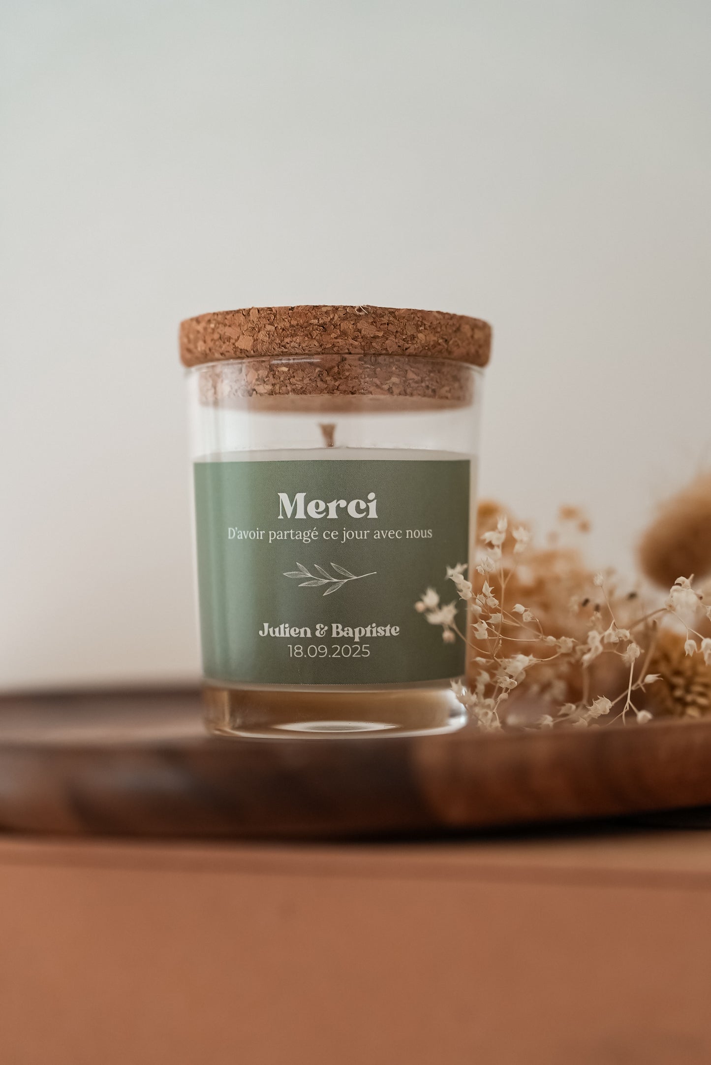 Bougies personnalisées