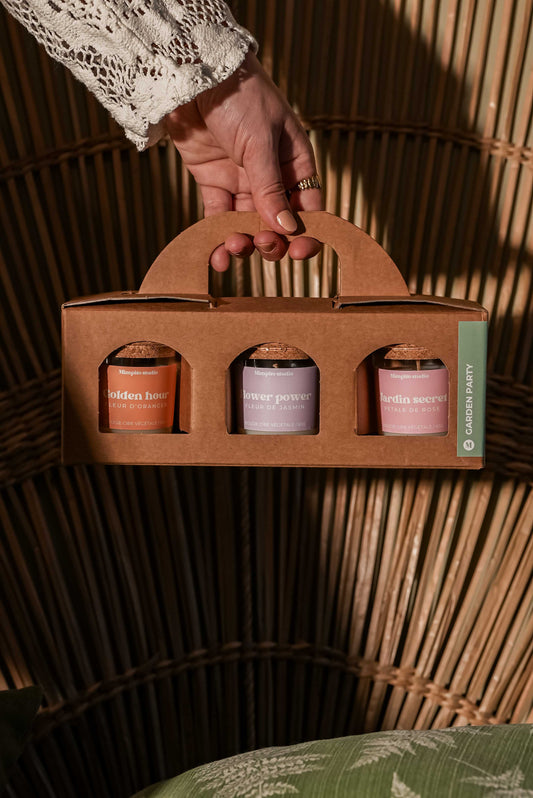 Coffret Bougies Garden party