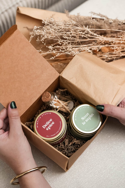 Box Noël 2 bougies
