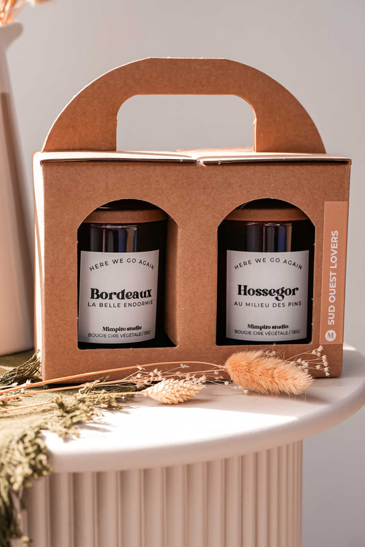 Coffret Bougies Sud Ouest Lovers