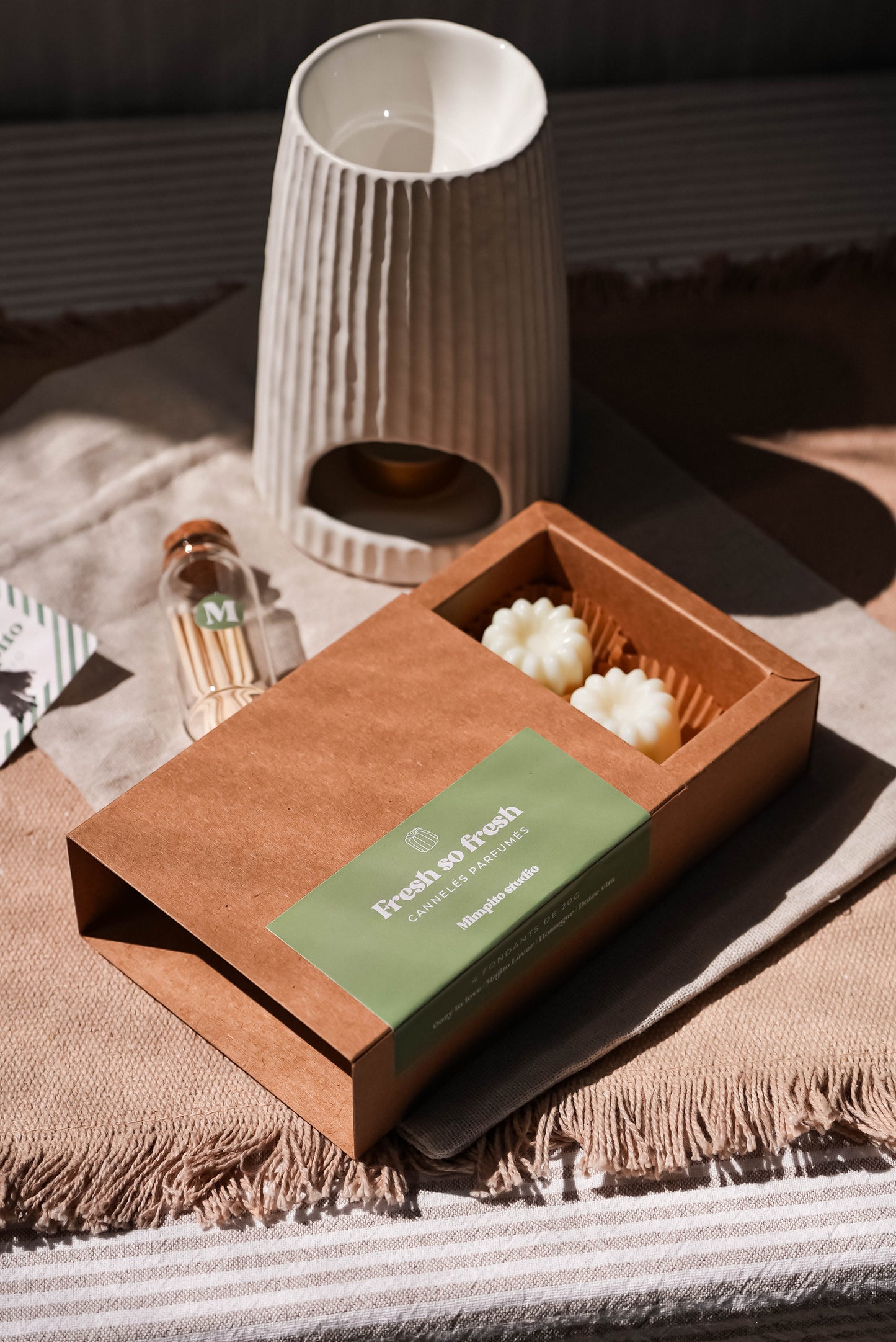 Coffret Fondants / Brûleur blanc