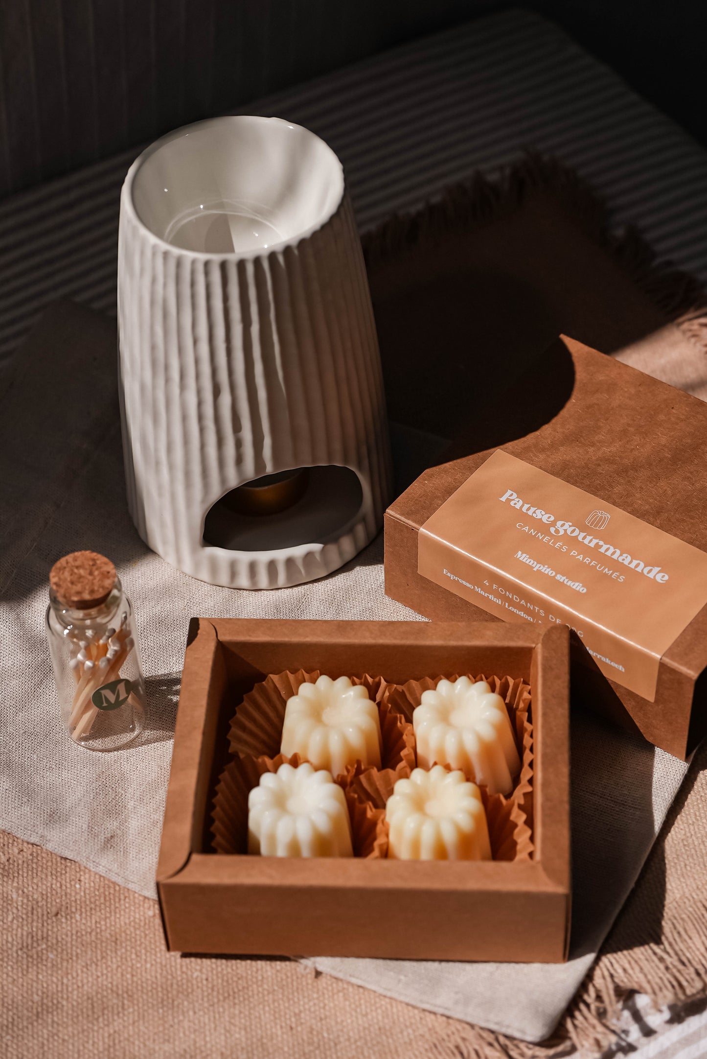 Coffret Fondants / Brûleur blanc