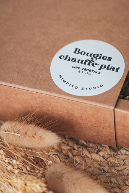 Bougies chauffe-plat