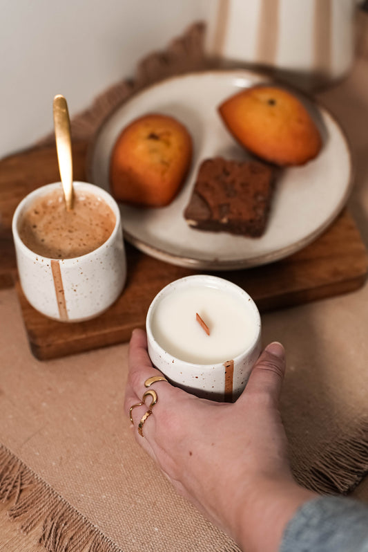 Pack 2 bougies/tasses